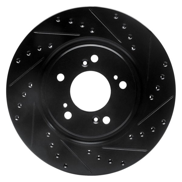 R1 Concepts® - eLINE™ Drilled and Slotted 1-Piece Front Brake Rotor