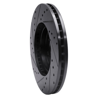 R1 Concepts® - eLINE™ Drilled and Slotted 1-Piece Front Passenger Side Brake Rotor