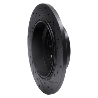 R1 Concepts® - eLINE™ Drilled and Slotted 1-Piece Rear Driver Side Brake Rotor