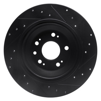 R1 Concepts® - eLINE™ Drilled and Slotted 1-Piece Brake Rotor