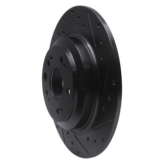 R1 Concepts® - eLINE™ Drilled and Slotted 1-Piece Rear Passenger Side Brake Rotor