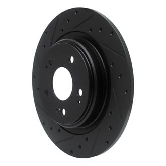 R1 Concepts® - eLINE™ Drilled and Slotted 1-Piece Rear Driver Side Brake Rotor