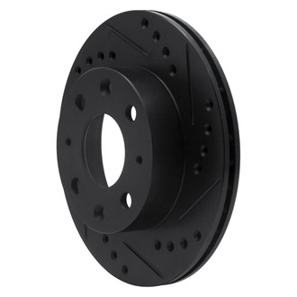 R1 Concepts® - eLINE™ Drilled and Slotted 1-Piece Front Passenger Side Brake Rotor