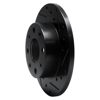 R1 Concepts® - eLINE™ Drilled and Slotted 1-Piece Front Passenger Side Brake Rotor