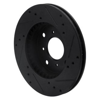 R1 Concepts® - eLINE™ Drilled and Slotted 1-Piece Front Driver Side Brake Rotor