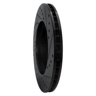 R1 Concepts® - eLINE™ Drilled and Slotted 1-Piece Front Driver Side Brake Rotor