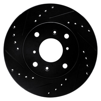 R1 Concepts® - eLINE™ Drilled and Slotted 1-Piece Brake Rotor