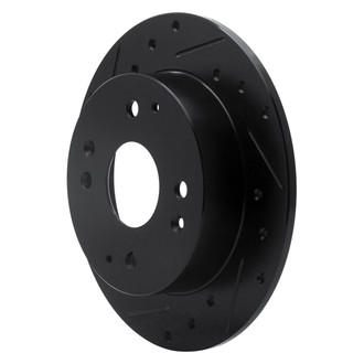R1 Concepts® - eLINE™ Drilled and Slotted 1-Piece Rear Driver Side Brake Rotor