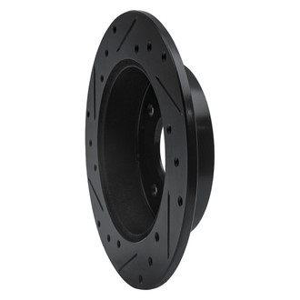 R1 Concepts® - eLINE™ Drilled and Slotted 1-Piece Rear Passenger Side Brake Rotor