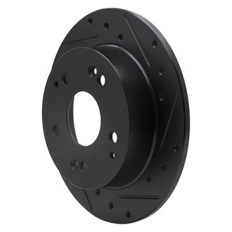 R1 Concepts® - eLINE™ Drilled and Slotted 1-Piece Rear Passenger Side Brake Rotor