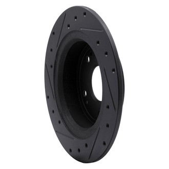 R1 Concepts® - eLINE™ Drilled and Slotted 1-Piece Rear Passenger Side Brake Rotor
