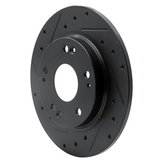 R1 Concepts® - eLINE™ Drilled and Slotted 1-Piece Rear Driver Side Brake Rotor