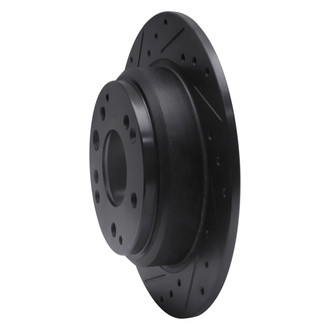R1 Concepts® - eLINE™ Drilled and Slotted 1-Piece Rear Driver Side Brake Rotor