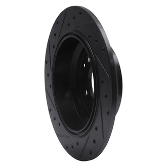R1 Concepts® - eLINE™ Drilled and Slotted 1-Piece Rear Passenger Side Brake Rotor