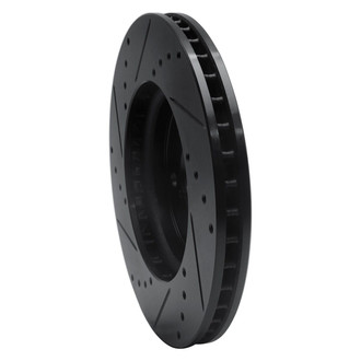 R1 Concepts® - eLINE™ Drilled and Slotted 1-Piece Front Passenger Side Brake Rotor