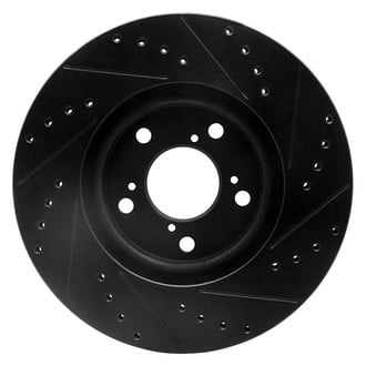 R1 Concepts® - eLINE™ Drilled and Slotted 1-Piece Brake Rotor