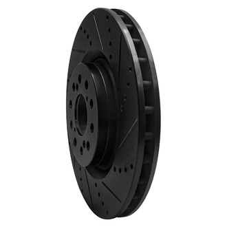 R1 Concepts® - eLINE™ Drilled and Slotted 1-Piece Front Passenger Side Brake Rotor