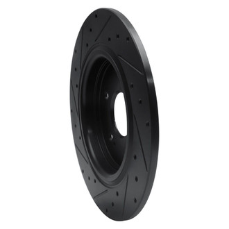 R1 Concepts® - eLINE™ Drilled and Slotted 1-Piece Rear Passenger Side Brake Rotor