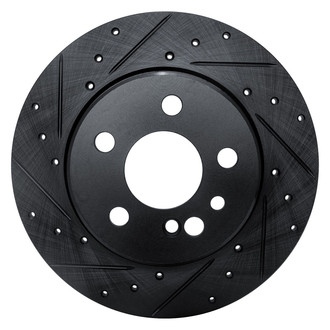 R1 Concepts® - eLINE™ Drilled and Slotted 1-Piece Rear Driver Side Brake Rotor