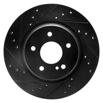 R1 Concepts® - eLINE™ Drilled and Slotted 1-Piece Rear Driver Side Brake Rotor
