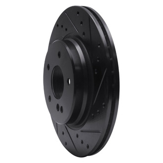 R1 Concepts® - eLINE™ Drilled and Slotted 1-Piece Rear Passenger Side Brake Rotor