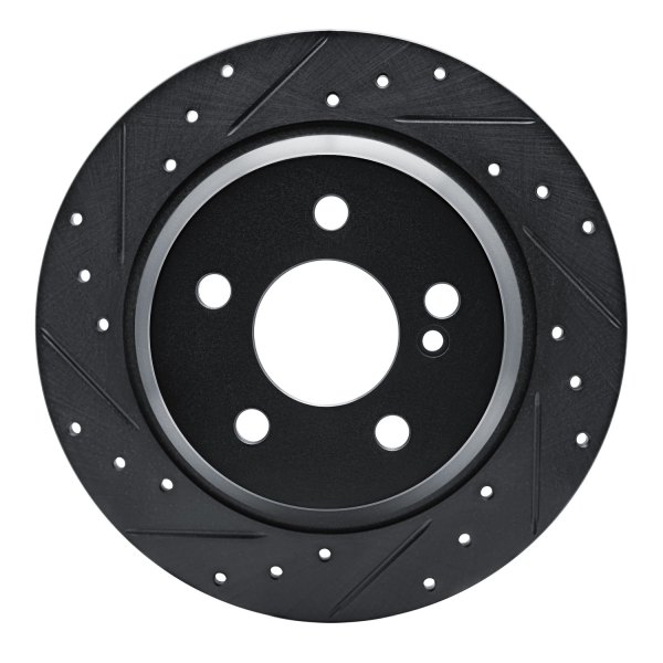 R1 Concepts® - eLINE™ Drilled and Slotted 1-Piece Rear Brake Rotor