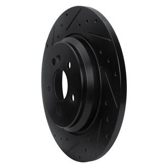 R1 Concepts® - eLINE™ Drilled and Slotted 1-Piece Rear Driver Side Brake Rotor