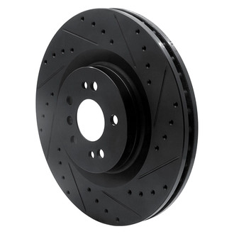 R1 Concepts® - eLINE™ Drilled and Slotted 1-Piece Front Passenger Side Brake Rotor