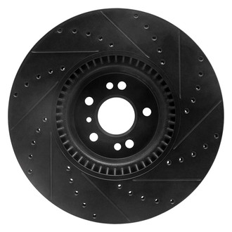 R1 Concepts® - eLINE™ Drilled and Slotted 1-Piece Front Driver Side Brake Rotor