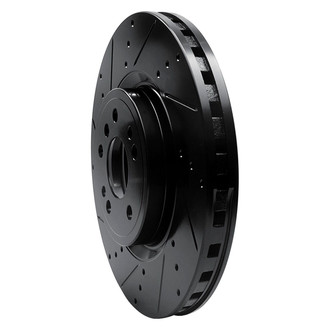 R1 Concepts® - eLINE™ Drilled and Slotted 1-Piece Front Driver Side Brake Rotor