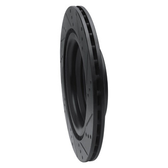 R1 Concepts® - eLINE™ Drilled and Slotted 1-Piece Rear Driver Side Brake Rotor