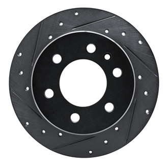 R1 Concepts® - eLINE™ Drilled and Slotted 1-Piece Rear Driver Side Brake Rotor