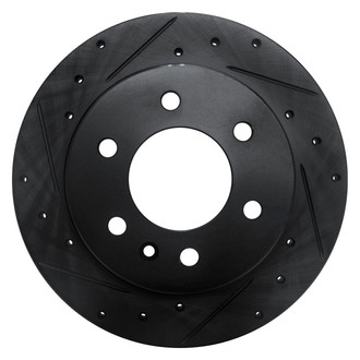 R1 Concepts® - eLINE™ Drilled and Slotted 1-Piece Rear Driver Side Brake Rotor