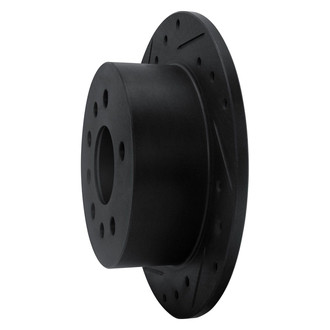R1 Concepts® - eLINE™ Drilled and Slotted 1-Piece Rear Driver Side Brake Rotor