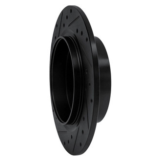 R1 Concepts® - eLINE™ Drilled and Slotted 1-Piece Rear Passenger Side Brake Rotor
