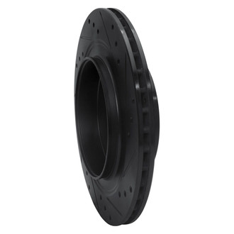 R1 Concepts® - eLINE™ Drilled and Slotted 1-Piece Rear Driver Side Brake Rotor