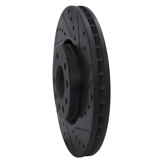 R1 Concepts® - eLINE™ Drilled and Slotted 1-Piece Front Passenger Side Brake Rotor