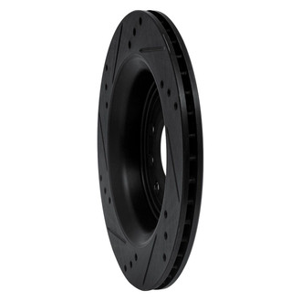 R1 Concepts® - eLINE™ Drilled and Slotted 1-Piece Rear Passenger Side Brake Rotor