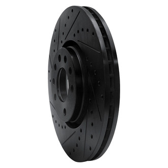 R1 Concepts® - eLINE™ Drilled and Slotted 1-Piece Front Driver Side Brake Rotor