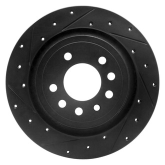 R1 Concepts® - eLINE™ Drilled and Slotted 1-Piece Rear Driver Side Brake Rotor