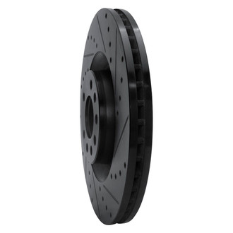 R1 Concepts® - eLINE™ Drilled and Slotted 1-Piece Front Passenger Side Brake Rotor