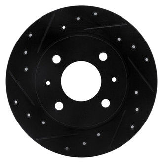 R1 Concepts® - eLINE™ Drilled and Slotted 1-Piece Front Brake Rotor