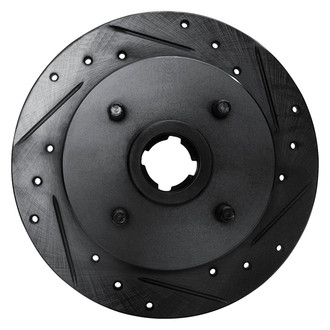 R1 Concepts® - eLINE™ Drilled and Slotted 1-Piece Rear Driver Side Brake Rotor