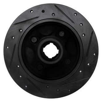 R1 Concepts® - eLINE™ Drilled and Slotted 1-Piece Rear Passenger Side Brake Rotor