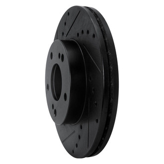 R1 Concepts® - eLINE™ Drilled and Slotted 1-Piece Front Driver Side Brake Rotor