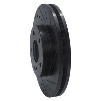 R1 Concepts® - eLINE™ Drilled and Slotted 1-Piece Front Passenger Side Brake Rotor
