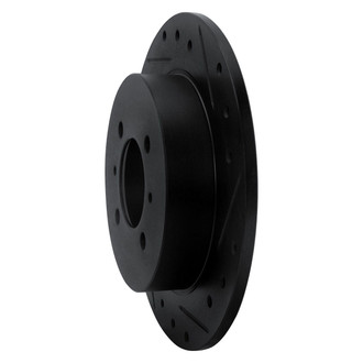 R1 Concepts® - eLINE™ Drilled and Slotted 1-Piece Rear Passenger Side Brake Rotor