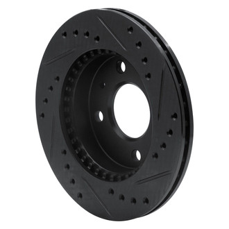 R1 Concepts® - eLINE™ Drilled and Slotted 1-Piece Front Driver Side Brake Rotor