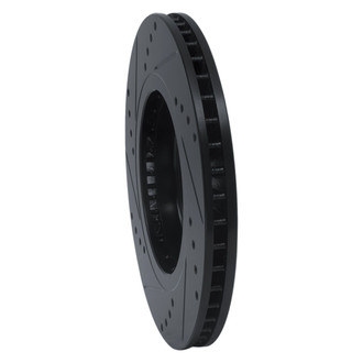 R1 Concepts® - eLINE™ Drilled and Slotted 1-Piece Front Passenger Side Brake Rotor