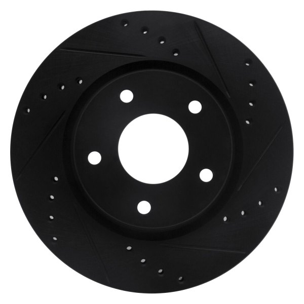 R1 Concepts® - eLINE™ Drilled and Slotted 1-Piece Front Brake Rotor